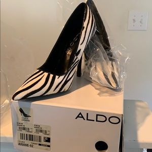 NWT Aldo Zebra Heels